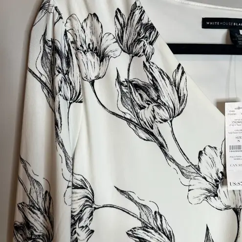 White House | Black Market NWT  floral patterned blouse