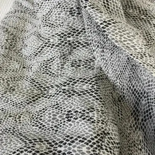 WAYF  Marly Snake Print Coat Snake Jacquard Size L