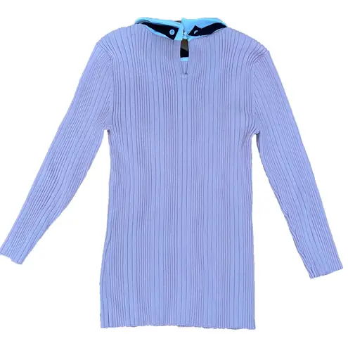 Karl Lagerfeld Pink Ribbed Top