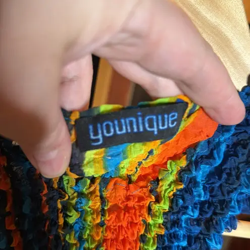 NWOT Vintage Younique Popcorn Bubble Top Y2k 90s 80s Top OSFM Blue Size undefined