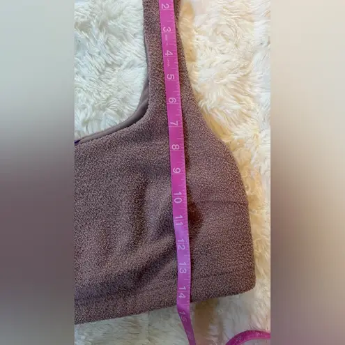 YITTY  Women's Plush Brown Lounge Sports Bra Sz XXL/1X