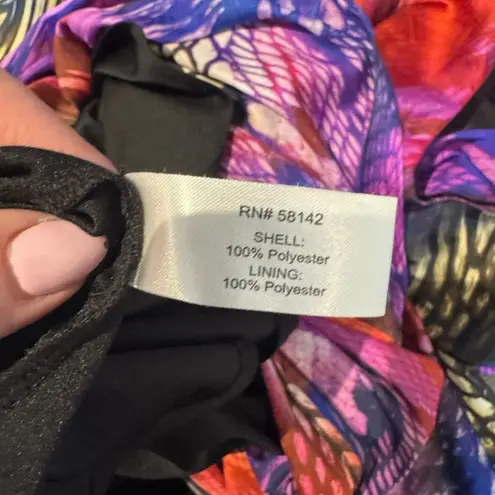 Boston Proper - Multicolor Slide Slit Maxi Dress Sz 6