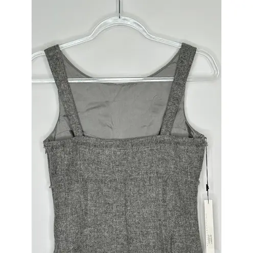 Susana Monaco 2000s Lambswool Gray Sheath Dress Fall Hoilday Sz 2