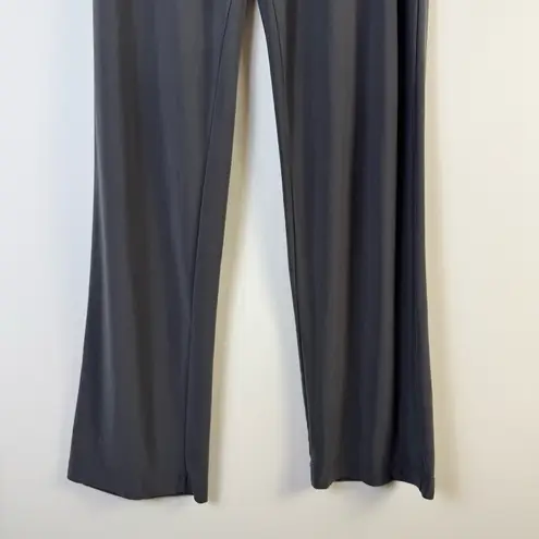 Clara Sunwoo XL Gray Straight Leg Stretch Dress Pants Travel Charcoal Pull On