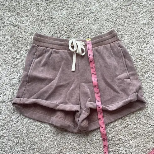 LA Hearts Size Small Dusty Pink Fleece Lined Loungewear High-Waisted Shorts