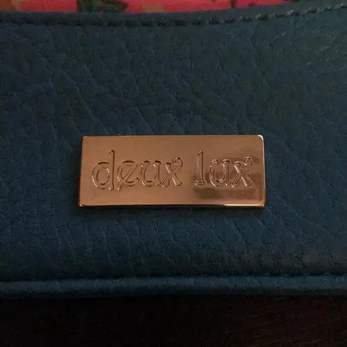 Deux Lux LIGHT GREEN & PINK CARD WALLET 4X3 - NEW