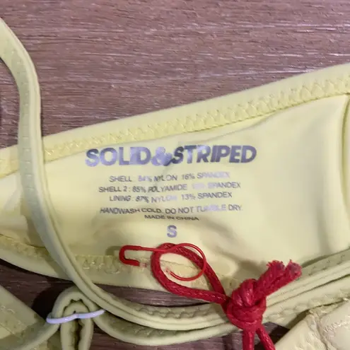 Solid & Striped Yellow biking top