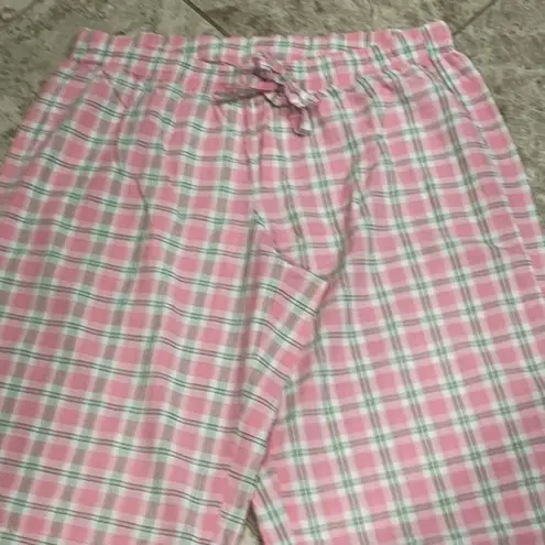 Victoria's Secret Victoria’s Secret Pink White Plaid PJ Pajama Pants