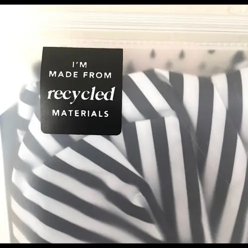 Kitsch black and white shower cap