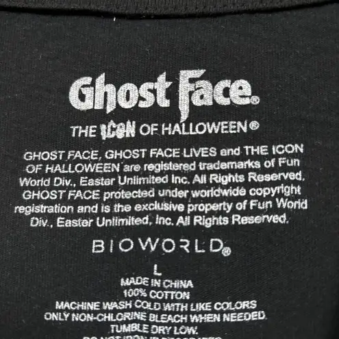 Scream Ghost Face oversized T-shirt in Size Large