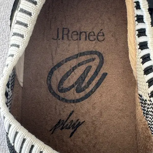 J. Renee Donnia Black White Zebra Print Slip