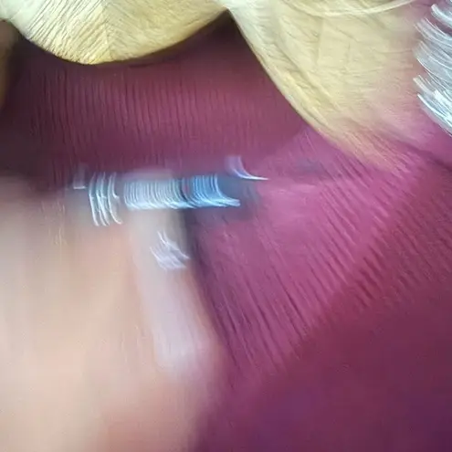 INC International Concepts Burgundy Mock Neck Lightweight Sweater Rhinestone Emb Red Size XL