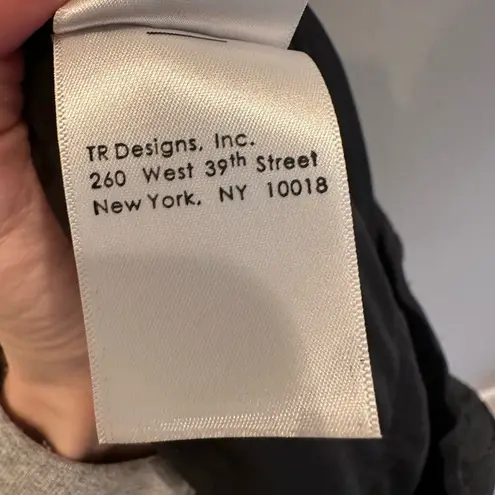 Tracy Reese Anthropologie Black Raffia Circle Lace Midi Skirt Sz 4