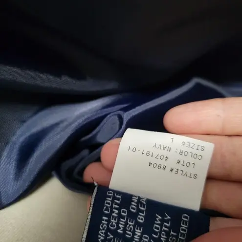 Mackintosh of New England Navy Hooded Parka Size Large