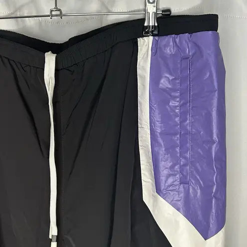 BrandBlack Los Angeles Women's Size XL Black Hot Pink Purple Elastic Waist Pants