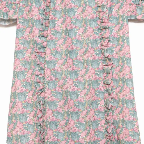 The Vampire’s Wife Girl Dress in Liberty Clementina Floral Print – UK 6 / US 2 Green Size undefined