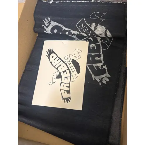 FREEBIRD by Steven Holland Tan Leather Tall Boots Buckle Side Zip Block Heel