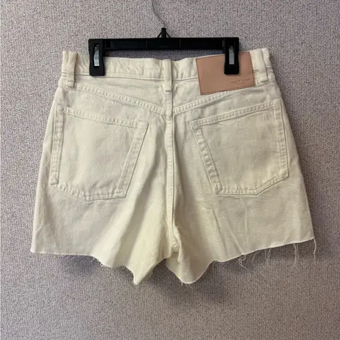 Rag and Bone rag &‎ bone women size 27 maya high-rise shorty shorts beigne denim jeans shorts thumbnail 5