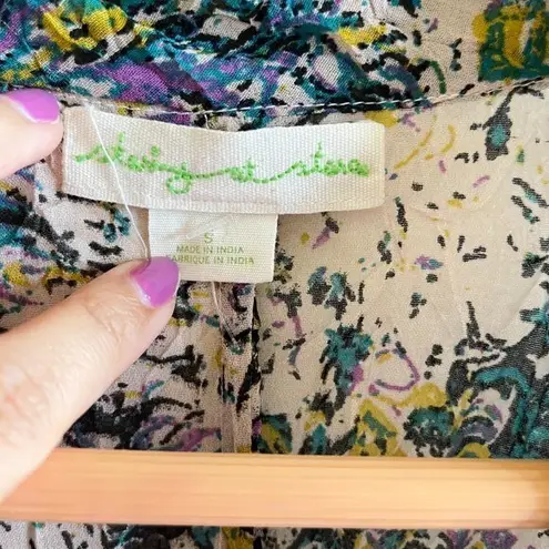 Staring At Stars Staring at Star Women's Floral Kimono Cardigans Chiffon Open Front Cover Size S