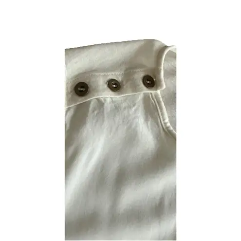 J. JIll Modal Button Shoulder Long Sleeve Top