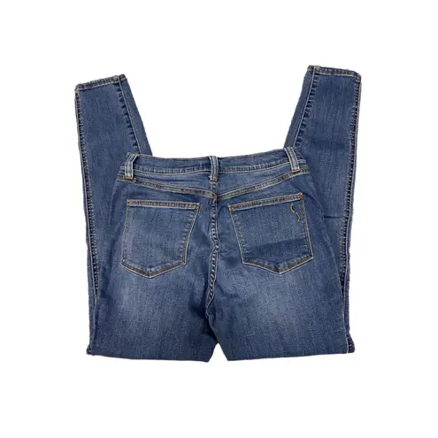 CRESCENT DRIVE Blue Denim Five Pocket Faded Wash Skinny Jeans Size 30 outdoors