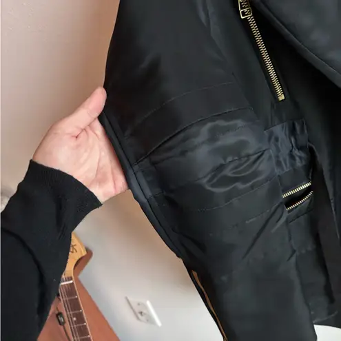 Veronica Beard Nylon Utility Jacket Navy Size 6