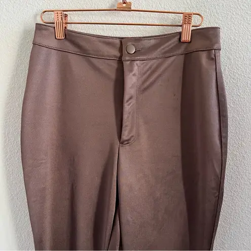 SKIMS Disco Skinny Leg Pants Umber Rose Gold High Rise Medium