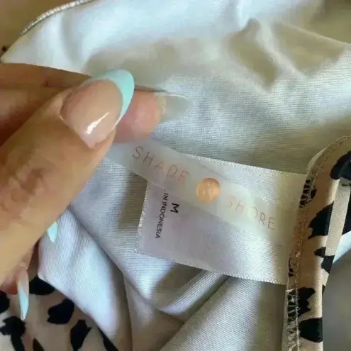 Shade & Shore  Women's Double Strap Tie Back Monokini‎ One Piece Swimsuit