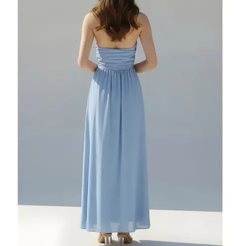 Bec & Bridge Calypso Halter Maxi Dress, Meridian Blue, 6 (US)