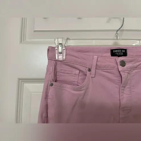NYDJ Women's Skinny Jeans in Soft Pink Size 4