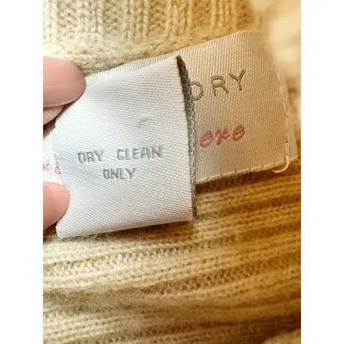 Design History Cashmere Turtleneck Sweater Dress Beige M Scandi Quiet Luxury