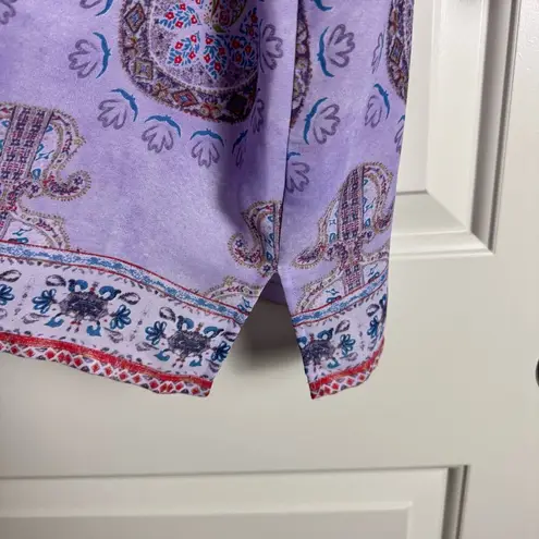 Violet+Claire Paisley Tunic Dressy Blouse