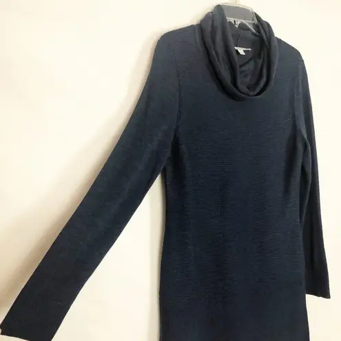 Adrienne Vittadini Adrienne Vattadini Cowl Neck Tunic Pullover Blue Sweater Size M