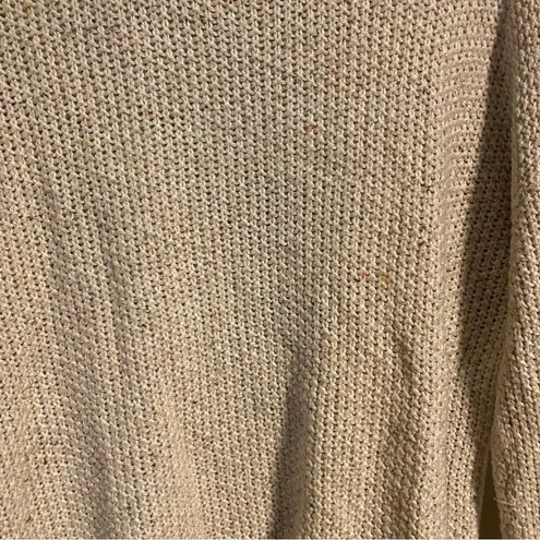 Mossimo Sweater Crew Neck Confetti Cream Colorful Casual Knit Neutral Blue Size XXL