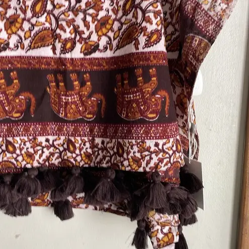 Zimmermann Cotton Printed Towel in Elephant Paisley