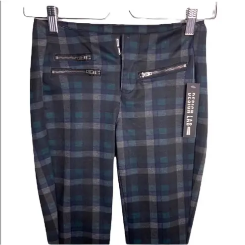 Design Lab  Plaid Skinny Pants