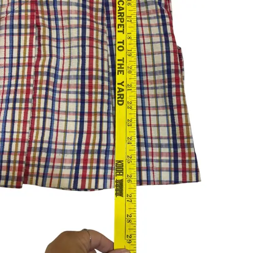 Vintage Plaid Blazer The Outsider Happy Legs Jacket Colorful Pattern Medium Tan