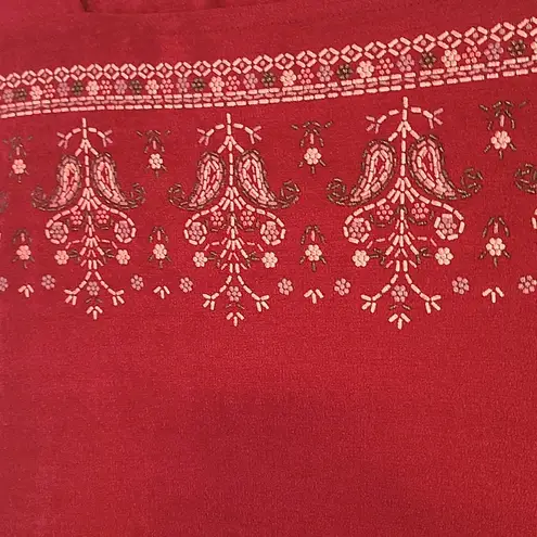 Fashion Bug Maroon Top and Skirt Set Size Small and Medium