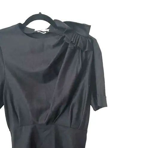 ETOILE ISABEL MARANT Oria Cinched Mini Dress Black Sz 40/10