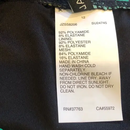 Jantzen 🆕 tummy control palm tree bikini b…