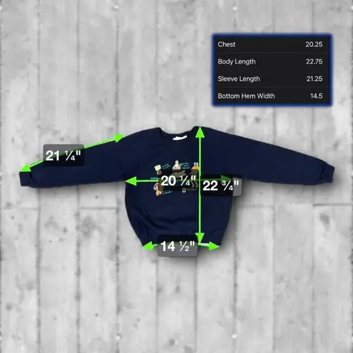 ★ Vintage Girl Scout Outdoor Training Navy Blue 80’s Crewneck Sweatshirt ★