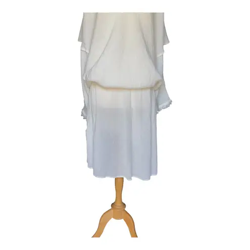 Brave+True Maxi Lined Oakey Skirt White Linen Women's Size XS New