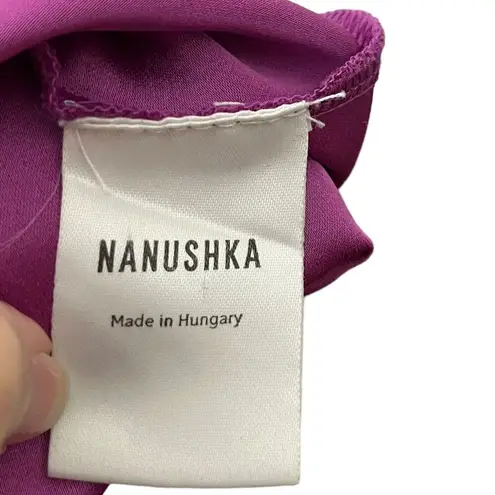 Nanushka Zarina Slip Skirt Women’s Size M Pink Satin A