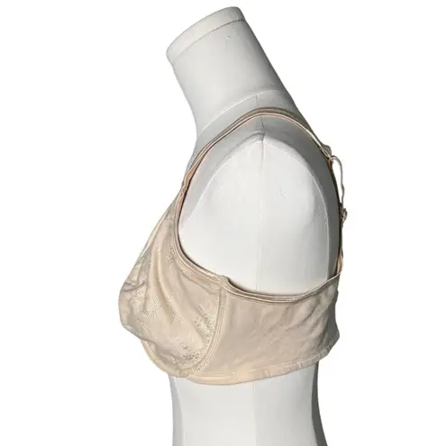 Playtex Secret 7536 Full Coverage Underwire Bra 42C Beige Smooth Comfort Support