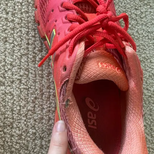 ASICS  Gel-Quantum 180 2 T6G7N-2093 Women’s Bright Coral Sneakers Shoes 8.5 EUC