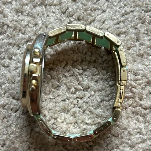 Arden B Arden‎ B women’s vintage teal/gold stainless steel bracelet watch one size