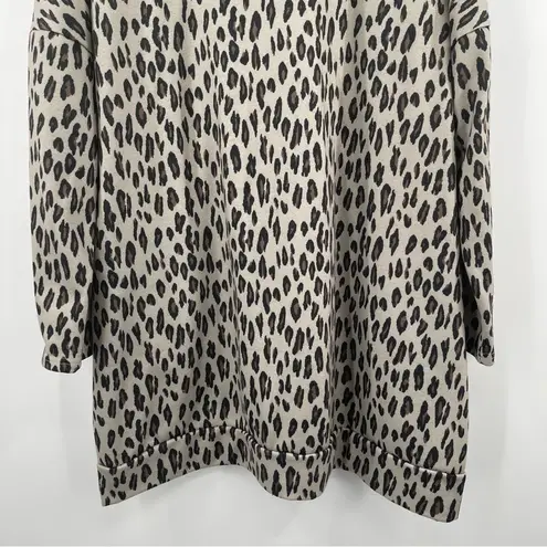 AMARYLLIS Cardigan Leopard Open With Pockets Animal Print Long Sleeve Size 1X - Image 9
