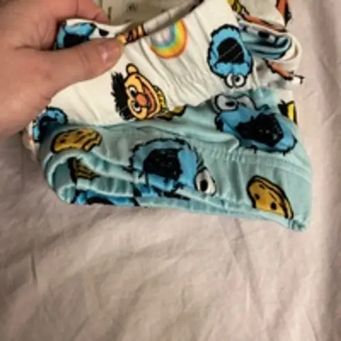 Sesame Street 2-Pack Sleep Shorts XL Cookie Monster Elmo Big Bird