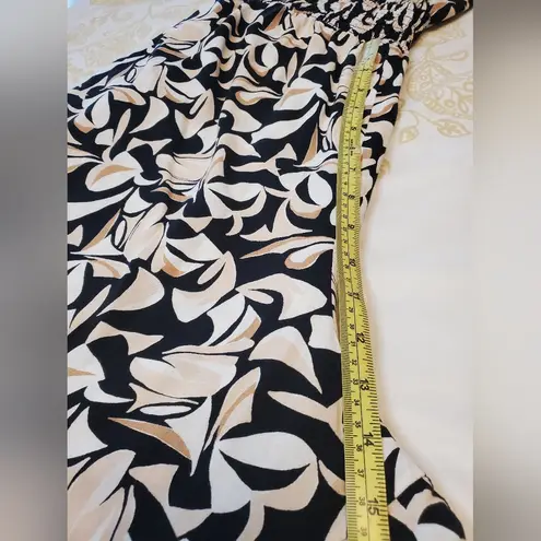 Luxology Womens Sleeveless Print Jumpsuit Size: 3X