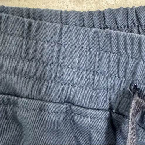 Area Stars Saks Size XS Ali Pants Navy Cropped Utility Elastic Waist Cotton NEW